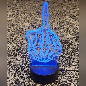 Middle finger light